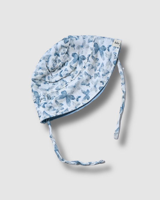 Summer Hat - Blue Butterfly