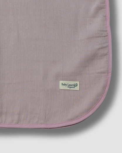 Organic Muslin Poncho - Pink Soft